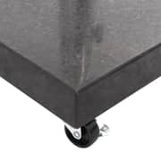 Vidaxl Parasol Base Granite 30 Kg Square Black Vidaxl Parasol Base Granite 30 Kg Square Black