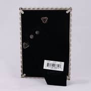 Lawrence Frames Silver Metal Rope Picture Frame, 4 By 6-Inch- 710046