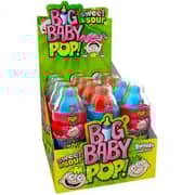 Bazooka Big Baby Sweet/Sour Pop Hard Candy 36 gms (Pack of 12pcs)