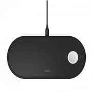 Uniq 3 In 1 Wireless Charger Black Uniq 3 In 1 Wireless Charger Black