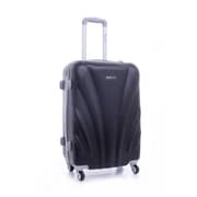 Para John ABS Luggage Travel Trolley With 4 Wheels 3pcs Set Black