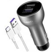 Huawei CP37 Dual USB/Type C Car Charger Dark Grey