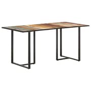 vidaXL Dining Table 160 cm Solid Reclaimed Wood