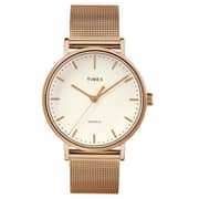 Timex TW2R26400 The Fairfield Quartz Rose Gold Mesh Watch Women Timex TW2R26400 The Fairfield Quartz Rose Gold Mesh Watch Women