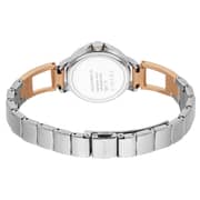 ESPRIT Brace Metallic Grey/Rose Gold Stainless Steel Analog Watch For Women ES1L146M0035
