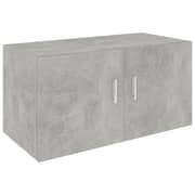 vidaXL Wall Mounted Cabinet Concrete Grey 80x39x40 cm Engineered Wood vidaXL Wall Mounted Cabinet Concrete Grey 80x39x40 cm Engineered Wood
