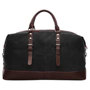 SAMBOX Weekender Leather Duffle Bag Black SAMBOX Weekender Leather Duffle Bag Black