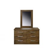 Pan Emirates Milano (N) Dressing Table With Mirror - Walnut