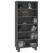 vidaXL CD Cabinet HAMAR Dark Grey 45x18x100 cm Solid Wood Pine vidaXL CD Cabinet HAMAR Dark Grey 45x18x100 cm Solid Wood Pine