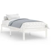 Vidaxl Bed Frame White Solid Wood Pine 90x200 Cm Vidaxl Bed Frame White Solid Wood Pine 90x200 Cm