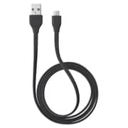 We Flat Micro USB Cable 2m Black We Flat Micro USB Cable 2m Black