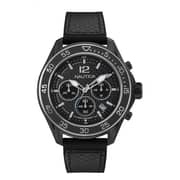 Nautica NMX 1600 Quartz Black Silicon Watch For Men NAD25505G