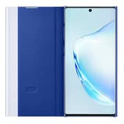 Samsung Clear View Cover For Note 10 Plus - Blue Samsung Clear View Cover For Note 10 Plus - Blue