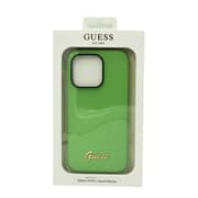 Guess Silicone Pc Camera Script Logo Hard Case For Iphone 14 Pro Green Guess Silicone Pc Camera Script Logo Hard Case For Iphone 14 Pro Green