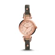 Fossil ES3862 Georgia Gray Leather Watch Fossil ES3862 Georgia Gray Leather Watch