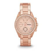 Fossil ES3352 Decker Chronograph Rose-Tone Stainless Steel Ladies Watch Fossil ES3352 Decker Chronograph Rose-Tone Stainless Steel Ladies Watch