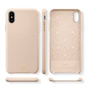 Spigen La Manon Calin With Premium Pu Leather Designed For Iphone Xs Max Case/cover - Pale Pink