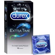 Durex Durex Extra Time Condoms 10 pcs Durex Durex Extra Time Condoms 10 pcs