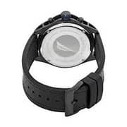 Nautica NMX 1600 Quartz Black Silicon Watch For Men NAD25505G