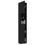vidaXL Washing Machine Cabinet Set Black Engineered Wood vidaXL Washing Machine Cabinet Set Black Engineered Wood