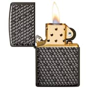 Zippo 49021 150 Hexagon Designhigh Polish Black Windproof Lighter Zippo 49021 150 Hexagon Designhigh Polish Black Windproof Lighter