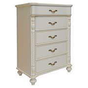 Pan Emirates Titanium Chest Of 5 Drawer