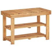 vidaXL Shoe Rack 70x32x46 cm Solid Acacia Wood vidaXL Shoe Rack 70x32x46 cm Solid Acacia Wood