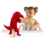 Fiesta Crafts T-2738 Hand Puppet Dinosaur - Red