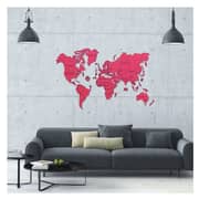 Wooden City Wooden World Map XL Coral