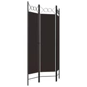 Vidaxl 3-panel Room Divider Brown 120x180 Cm Vidaxl 3-panel Room Divider Brown 120x180 Cm