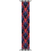 Hyphen Braided Watch Band Medium 40/38mm For Apple Watch Black/Red