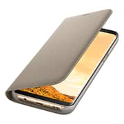 Samsung Flip Cover Gold For Galaxy S8 Samsung Flip Cover Gold For Galaxy S8