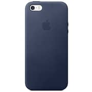 Apple Leather Case Midnight Blue For iPhone SE - MMHG2ZM/A