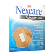 3M Nexcare Tegaderm +Pad 5's 3M Nexcare Tegaderm +Pad 5's