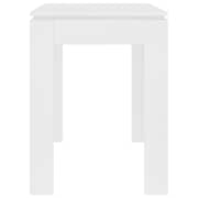 vidaXL Dining Table White 120x60x76 cm Engineered Wood vidaXL Dining Table White 120x60x76 cm Engineered Wood