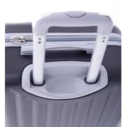 Para John ABS Luggage Travel Trolley With 4 Wheels 3pcs Set Black