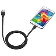 We Flat Micro USB Cable 2m Black We Flat Micro USB Cable 2m Black