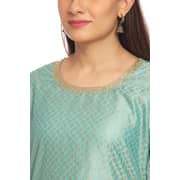 BIBA Turquoise Sharara Suit Set Size 36