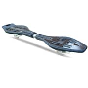 Jaspo - Cruiser Waveboard |concave Standard Caster Board For Kids Teens & Adults |2 Wheel Pivoting Skateboard With 360-degree Casters (grey)