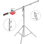 Coopic L2188 Stainless Steel Boom Light Stand Max Height 71inch/180cm With 88inch/224cm Holding Arm, 4 Kilograms Counter Weight Light Stand For Monolight Strobe Light Ring Light Softbox And More Coopic L2188 Stainless Steel Boom Light Stand Max Height 71inch/180cm With 88inch/224cm Holding Arm, 4 Kilograms Counter Weight Light Stand For Monolight Strobe Light Ring Light Softbox And More