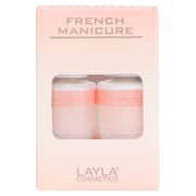 Layla French Manicure Nail Polish White Pearl 002