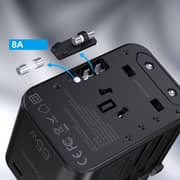 Choetech Travel Adapter Black