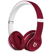 Beats Solo2 On Ear Headphones - Luxe Edition - Red Beats Solo2 On Ear Headphones - Luxe Edition - Red