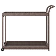 Vidaxl Bar Cart Brown 100x45x83 Cm Poly Rattan Vidaxl Bar Cart Brown 100x45x83 Cm Poly Rattan