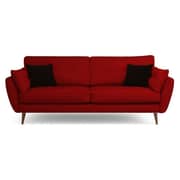 Galaxy Design Zinc 2 Seater Sofa Red