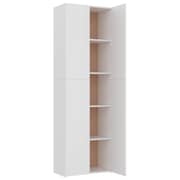 vidaXL Office Cabinet White 60x32x190 cm Engineered Wood vidaXL Office Cabinet White 60x32x190 cm Engineered Wood