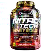 MuscleTech Nitro Tech 100% Whey Gold Strawberry 5.53LB