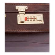 Milano Italy Attache Case Burgundy 18inch KH-2008-18