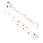 Philips 6Way Plug Extension Socket 1.8m White Philips 6Way Plug Extension Socket 1.8m White