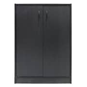 Vice 2 Door Shoe Cabinet Medium Size Dark Oak Vice 2 Door Shoe Cabinet Medium Size Dark Oak